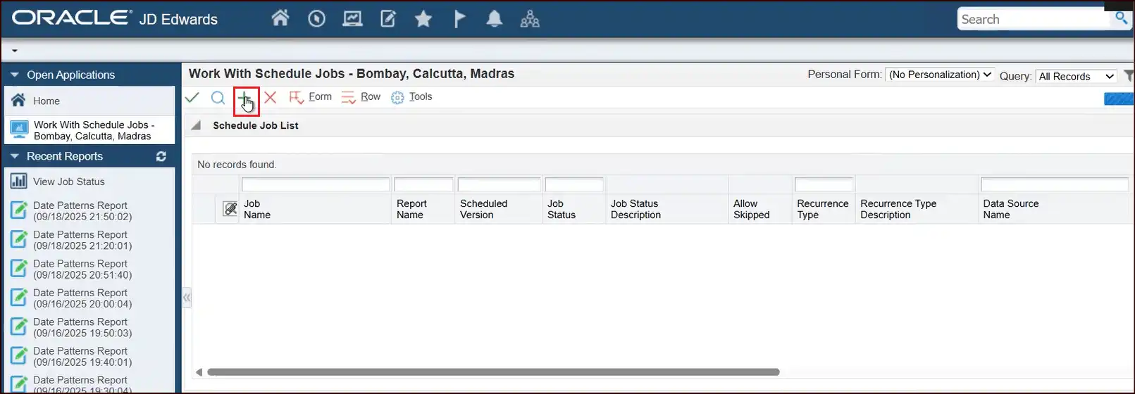 JD Edwards Release 26