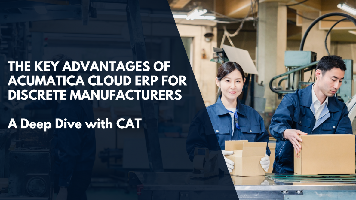 Cloud ERP for Discrete Manufacturers
